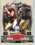 2009 Sage HIT 51 Matt Ryan & Joe Flacco ( Rookie Quarterbacks ) First Card of the 2009 NFL Rookies - Shipped in a Protectective Display Case