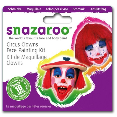 Childrens Toyshop  Toys : Snazaroo - Face Paints - Circus Clown Theme Pack