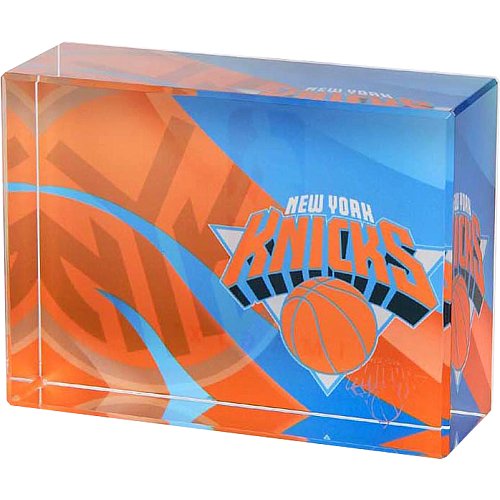 NBA New York Knicks Pennant Design Team Logo Desk Ornament/Paperweight