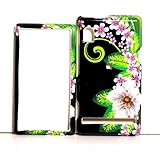 Flower of Jungle Snap on Hard Skin Faceplate Phone Shield Cover Case for MO ....