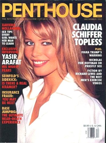 Penthouse Magazine December 1993 Claudia Schiffer