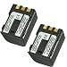 CANON BP-2L12 / BP-2L13 / BP-2L14 Equivalent High Capacity Li Ion Battery 2-Pack for Elura 50 / MV5 & Many More Camcorders