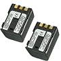 CANON BP-2L12 / BP-2L13 / BP-2L14 Equivalent High Capacity Li Ion Battery 2-Pack for Elura 50 / MV5 & Many More Camcorders