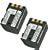 CANON BP-2L12 / BP-2L13 / BP-2L14 Equivalent High Capacity Li Ion Battery 2-Pack for Elura 50 / MV5 & Many More Camcorders