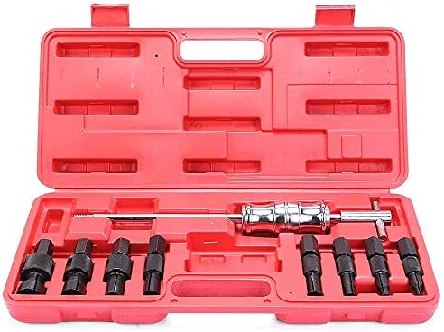 ITEMPLAZZA 9 Pcs Bearing Puller Slide Hammer Insert Collect Extractor Remover Widely Trusted
