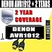 AVR-1912 7.1 Channel Network Streaming A/V Home Theater Receiver + 2 Years Service Coverage + 6 Foot High Performance Cable DavisMAX AV Bundle