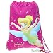 Tinkerbell String Bag Backpack Fairy Pink