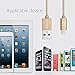 Lighting Cable - Gshine (Apple MFI Certified) Nylon Durable Braided 3ft iPhone Charger for iPhone 7/7 Plus/6/6s/6 Plus(1 Pack)(Gold).