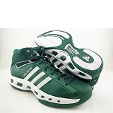 adidas Men's Pro Model S Basketball Shoe,Forest/Run White,16 M