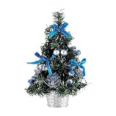 パール金属 ハッピー サンタ クリスマスツリー (S) ブルー D-3185