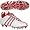 White/Red/Silver