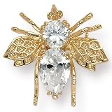 DiamonUltra&trade; Cubic Zirconia Bumblebee Pin