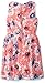 As U Wish Girls' Big Sleeveless B/O Printed Daisy Dress
