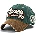 ililily Distressed Vintage Cotton embroidered Baseball Cap Snapback Trucker Hat