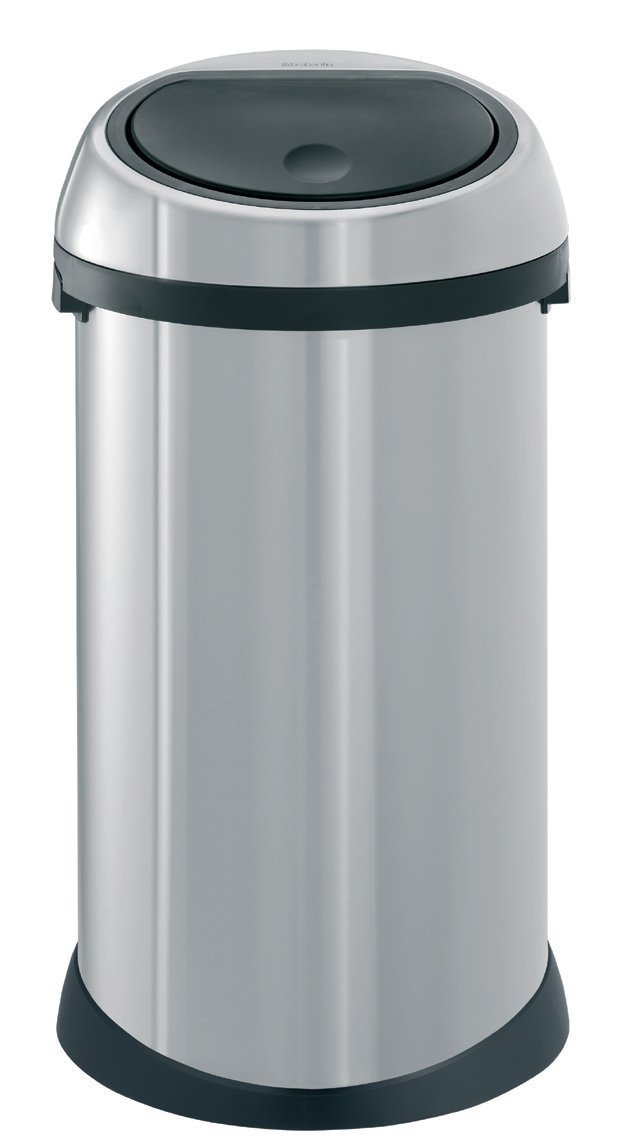 Amazon.com - Brabantia Touch Trash Can 13 gallon/50 liter - Matt ...