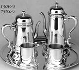 Boardman Pewter Coffee Set - Lighthouse - 4pc