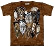 Wolf Feather Mountain Evolution T Shirt