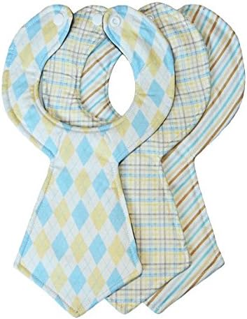 Newborn Baby Necktie Bib Set of 3