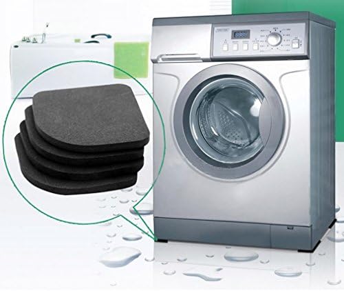 Shock Mute Pad Black Multifunctional Washing machine Pads Non slip Mats