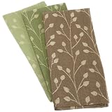 DII Vine Jacquard Dishtowel, Set of 3