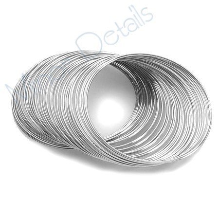 Memory Wire Large Bracelet Coil Staineless Steel 42243