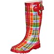Chooka Women's Madras Plaid Rainboot