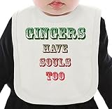 Gingers Have Souls Too ネクタイを有する有機ビブ Medium