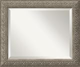 Barcelona Pewter Wall Mirror,24.3 x 20.3 Framed