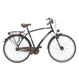 Ruhrwerk Herren Fahrrad (622 mm) Trekking Alu Gaze 7-Gang SRAM R�cktrittbremsnabe, gefedert mit Nabendynamo, tiefschwarz matt, 50 cm, 28 Zollvon "Ruhrwerk"