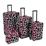 Rockland 4-pc. Luggage Set - Pink Giraffe