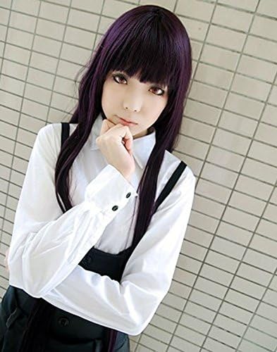 Sunny-business Long Purple Inu X Boku Secret Service of Cosplay Wigs