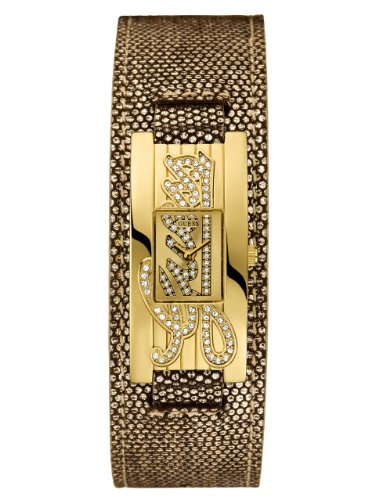 GUESS Mini Autograph Gold Mesh Watch