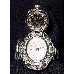 Ringuhr, Nostalgie Stil, Sisi, mit Gemme