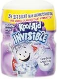 Kool-Aid Invisible Drink Mix, Grape, 19-Ounce Container (Pack of 4)