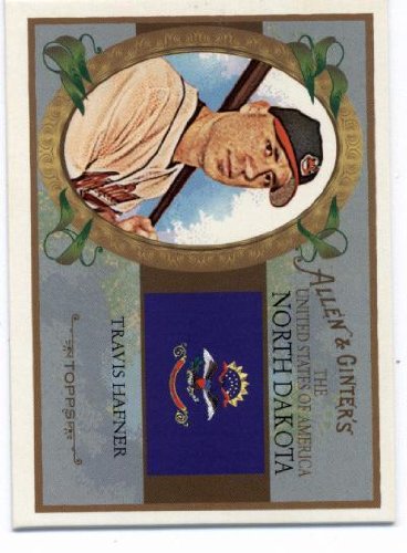 2008 Topps Allen and Ginter U.S States #US34 Travis Hafner - Cleveland Indians (North Dakota) (Baseball Cards)