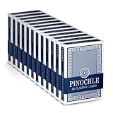 Brybelly 12-Decks of Pinochle Playing Cards, Blue