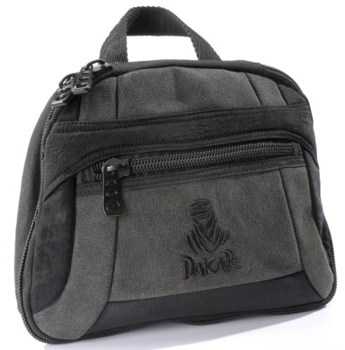 Dakar Kulturtasche Carbon Wash, hellgrau/anthrazit, 27 x 21 x 6 cm, D171201000 Preisvergleich