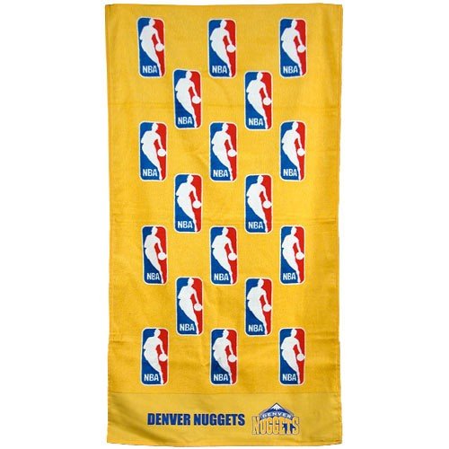 Denver Nuggets Gold NBA Bench Towel