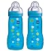 MAM 950500 - Baby Bottle 330 ml, Doppelpack, f�r Jungen