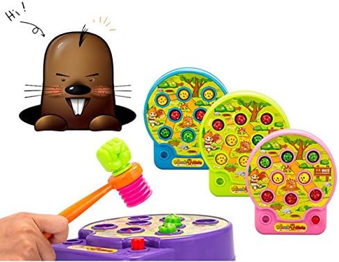 Eucute® New Version Electronic Interactive Whac-A-Mole Game with Sound Preschool Toddler Toy Perfect for Children to Develop Intellectual