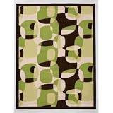 Beansprout Super Nova Rug, Brown Green by Pem America