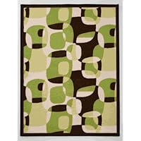 Beansprout Super Nova Rug, Brown/Green