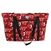 Virginia Tech Tote Bag Deluxe Hokies with COTTON FABRIC Surface and WATERPROOF LINING