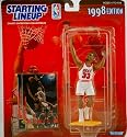 1998 - Kenner - Starting Lineup - NBA - Alonzo Mourning #33 - Miami Heat - Vintage Action Figure - w/ Upper Deck Trading Card - Limited Edition - Collectible