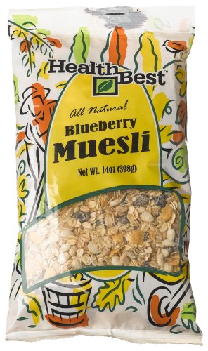Health Best Muesli Blueberry, 14-Ounce Units (Pack of 4) by Health Best
