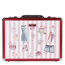 Nicole Lee Priscilla 19 Inch Aluminum Briefcase, Doll House, One Size
