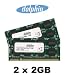 2x 2 Gb Ram Memory Ddr2 For Acer Aspire 6930 Acer Aspire 59