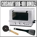 Cuisinart BRK-100 Stainless Steel Classic Brick Oven + Utensil Bundle