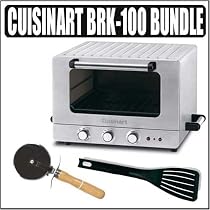 Cuisinart BRK-100 Stainless Steel Classic Brick Oven + Utensil Bundle