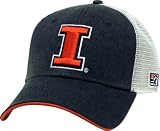 Illinois Stretch Mesh Snowflake Washed Team Color Twill Hat